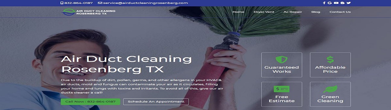 Air Duct Cleaning Rosenberg TX's cover image
