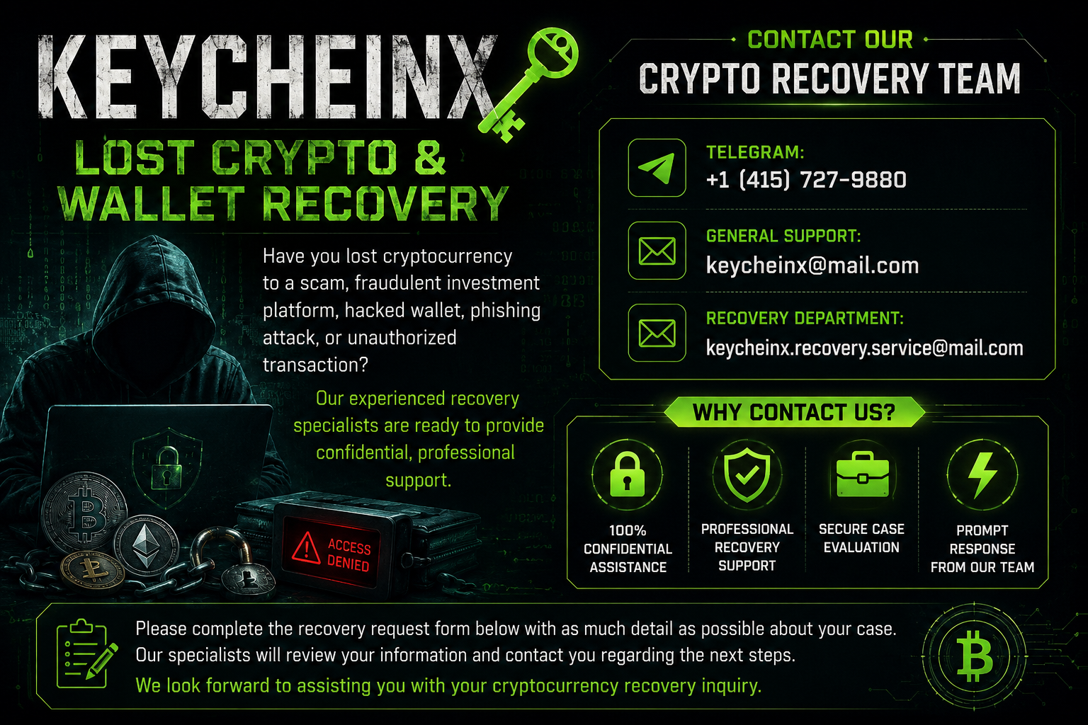 KeycheinX Wallets & Lost Crypto R.'s post 1