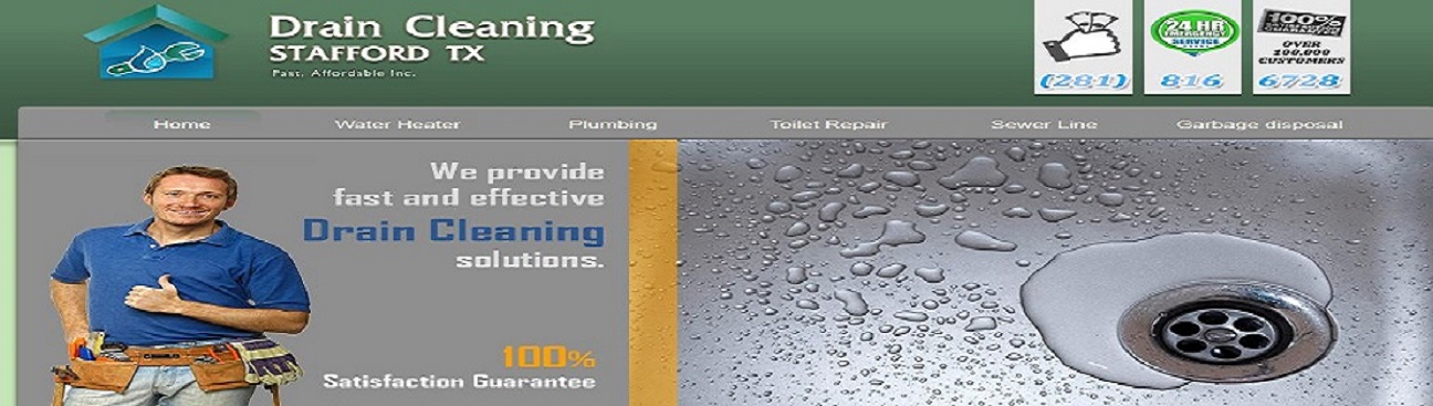 Drain cleaning Stafford TX's cover image