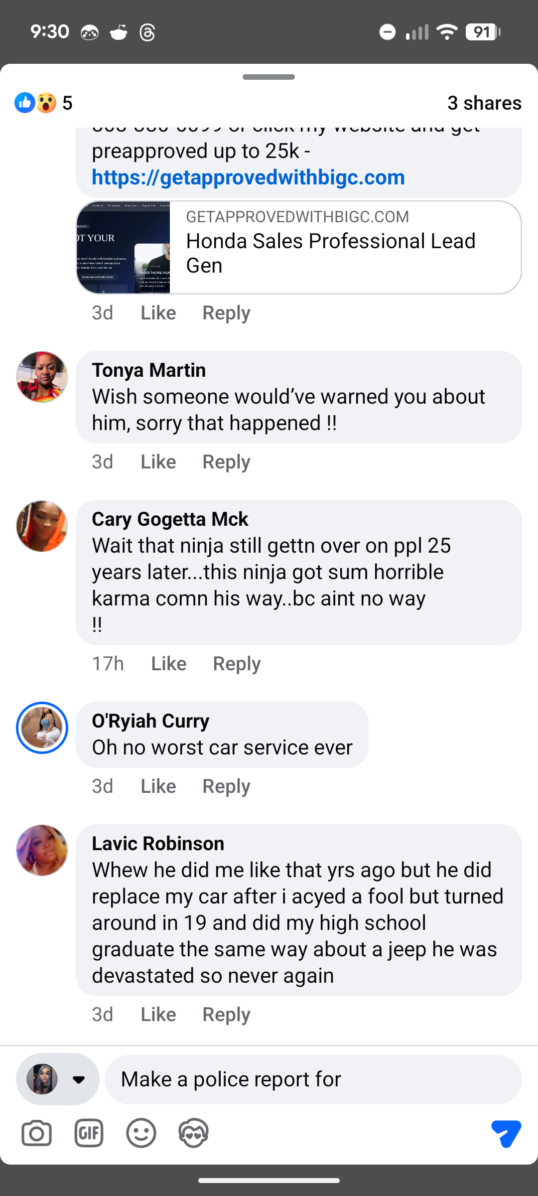 Justice M.'s post 1