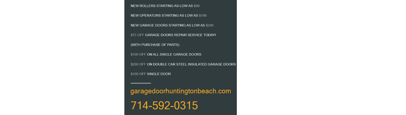 Garage Door Huntington Beach CA's cover image