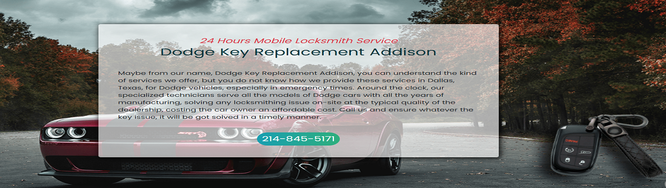 Dodge Key Replacement Addison's cover image