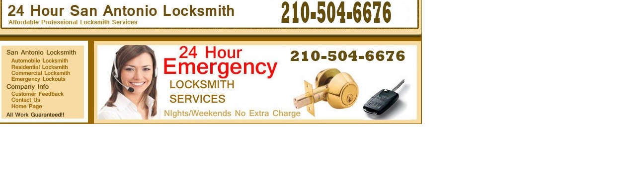 24hour San Antonio Locksmith's cover image