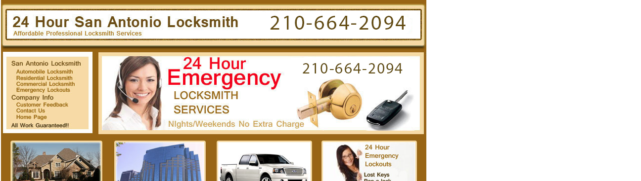 24hour San Antonio Locksmith's cover image
