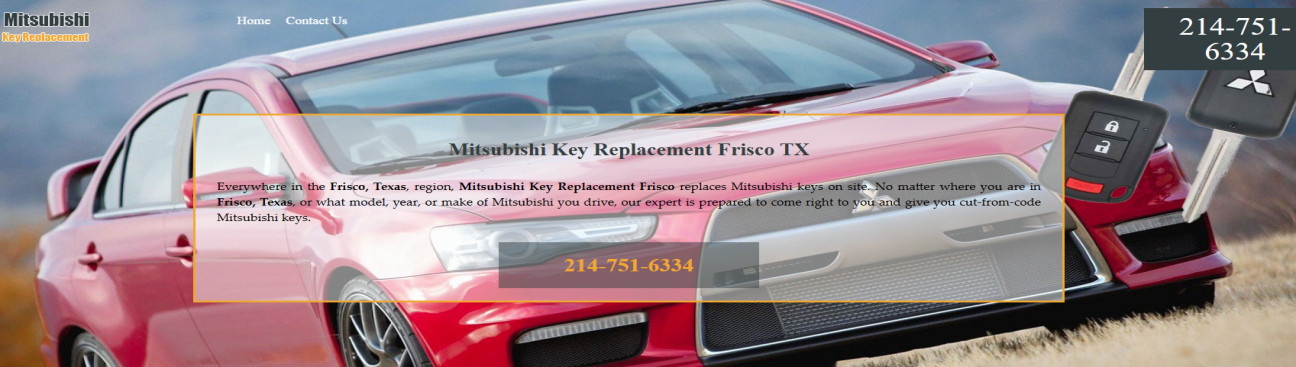 Mitsubishi Key Replacement Frisco's cover image