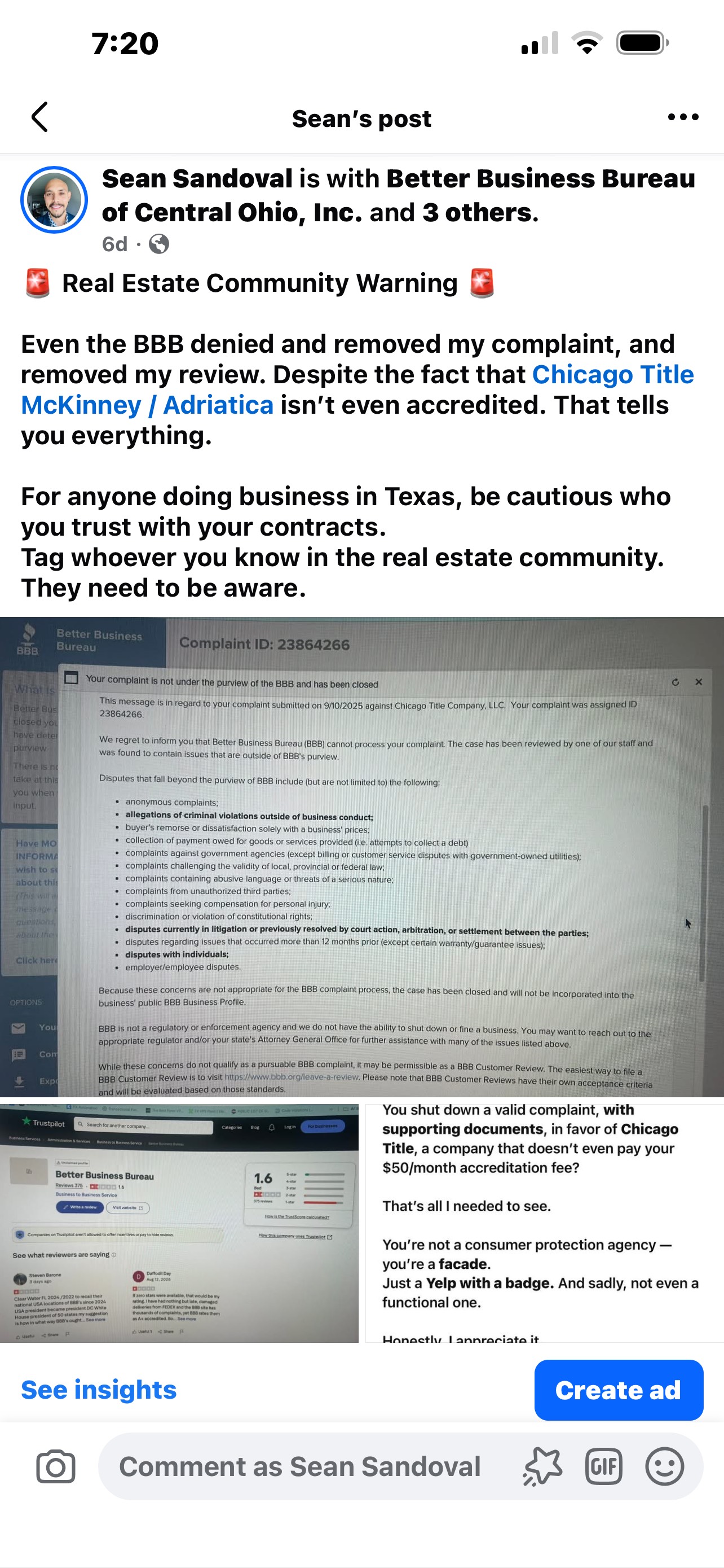Sean S.'s post 1