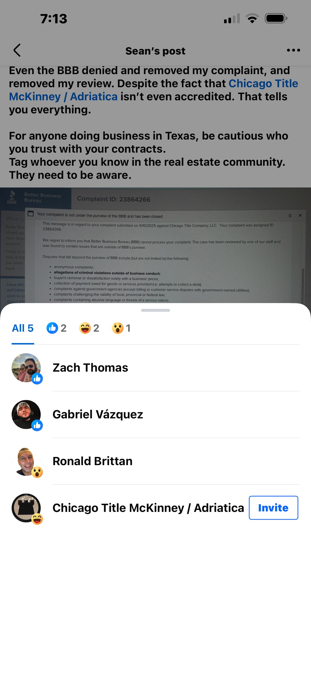 Sean S.'s post 3
