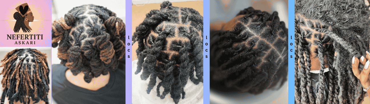 Dreadlocks and Loc Services in Greensboro - Nefertiti Askari's cover image