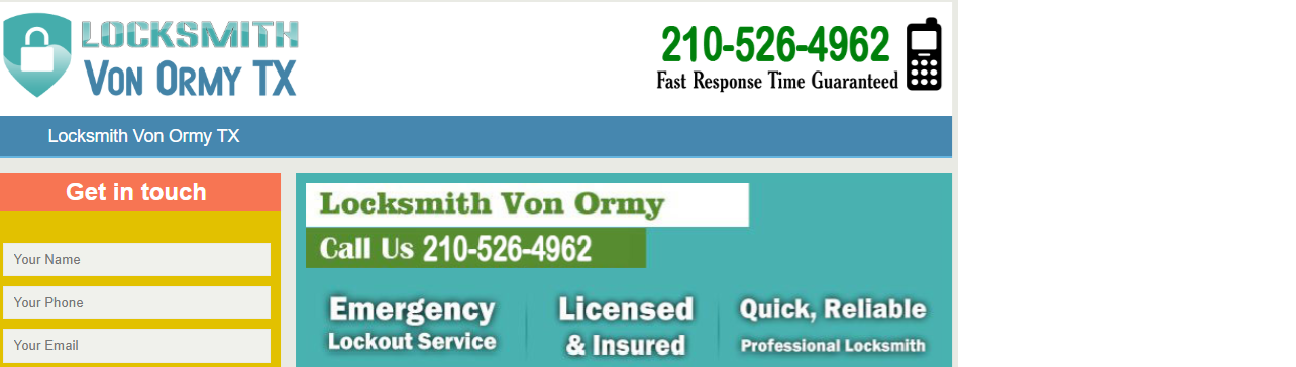 Locksmith Von Ormy's cover image