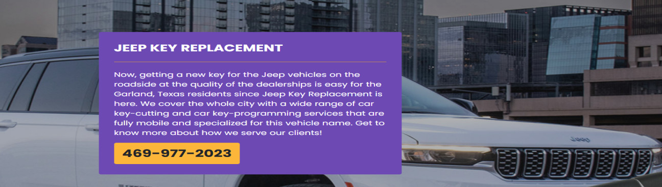 Jeep Key Replacement Garland's cover image