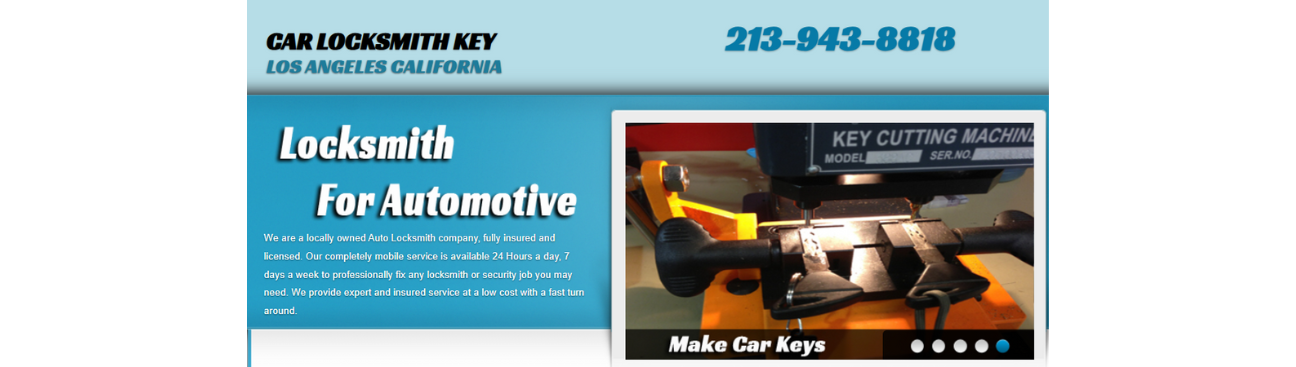 Car Locksmith Key Los Angeles California's cover image