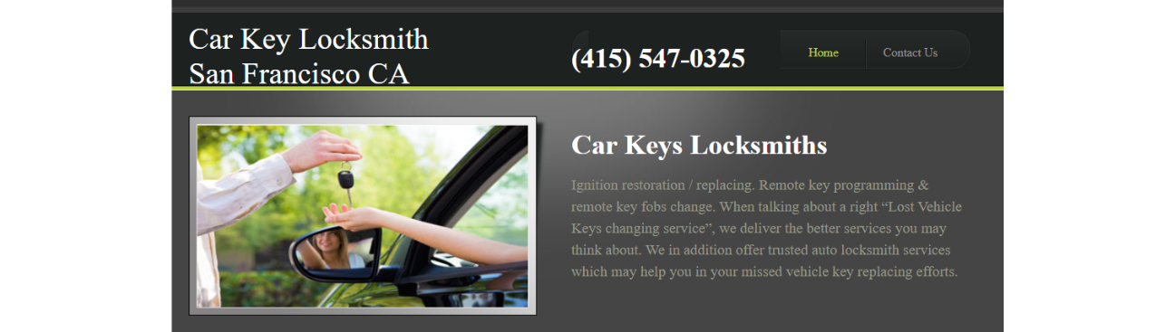 Car Key Locksmith San Francisco CA's cover image