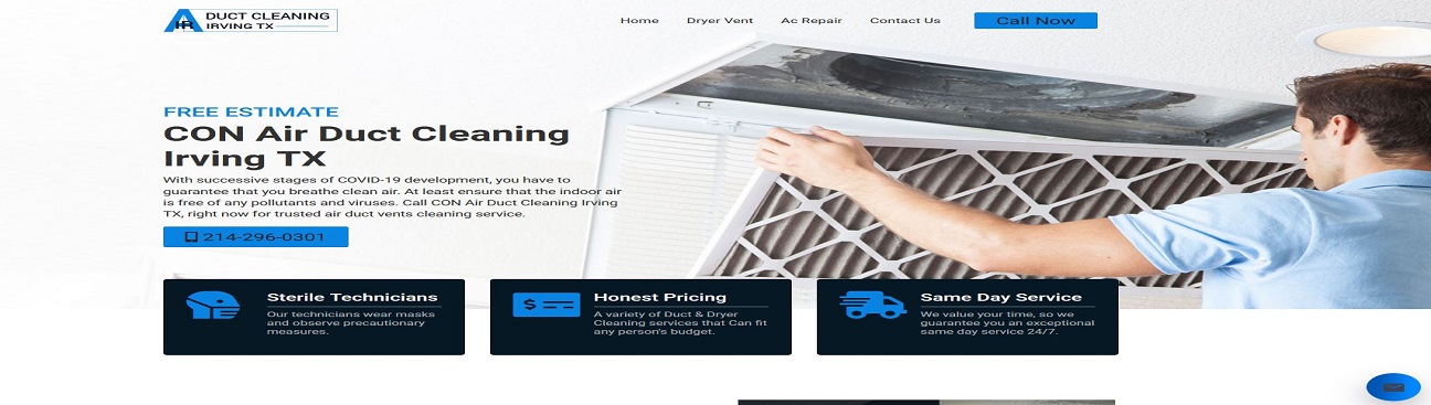 CON Air Duct Cleaning Irving TX's cover image