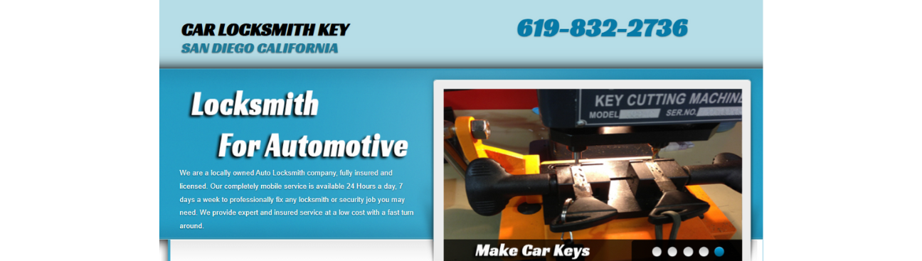 Car Locksmith Key San Diego California's cover image