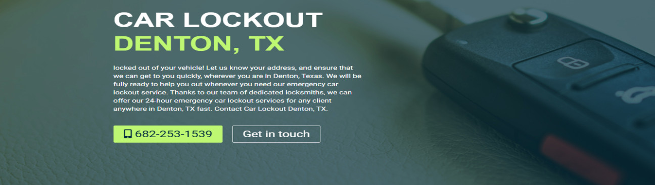 Car Lockout Denton's cover image