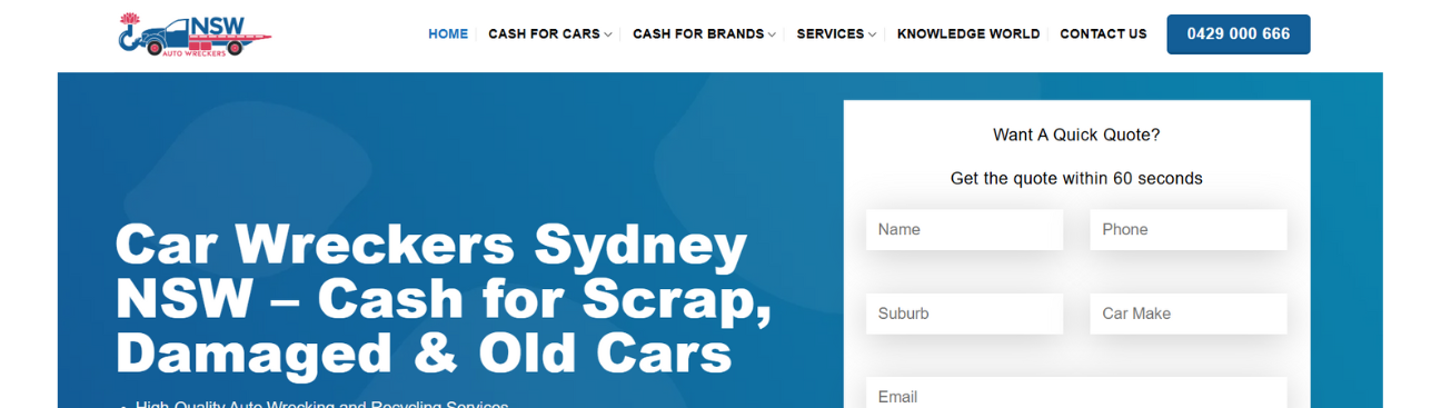 NSW Auto Wreckers's cover image