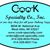 Cook Specialty Co. Inc. Wholesale's profile image